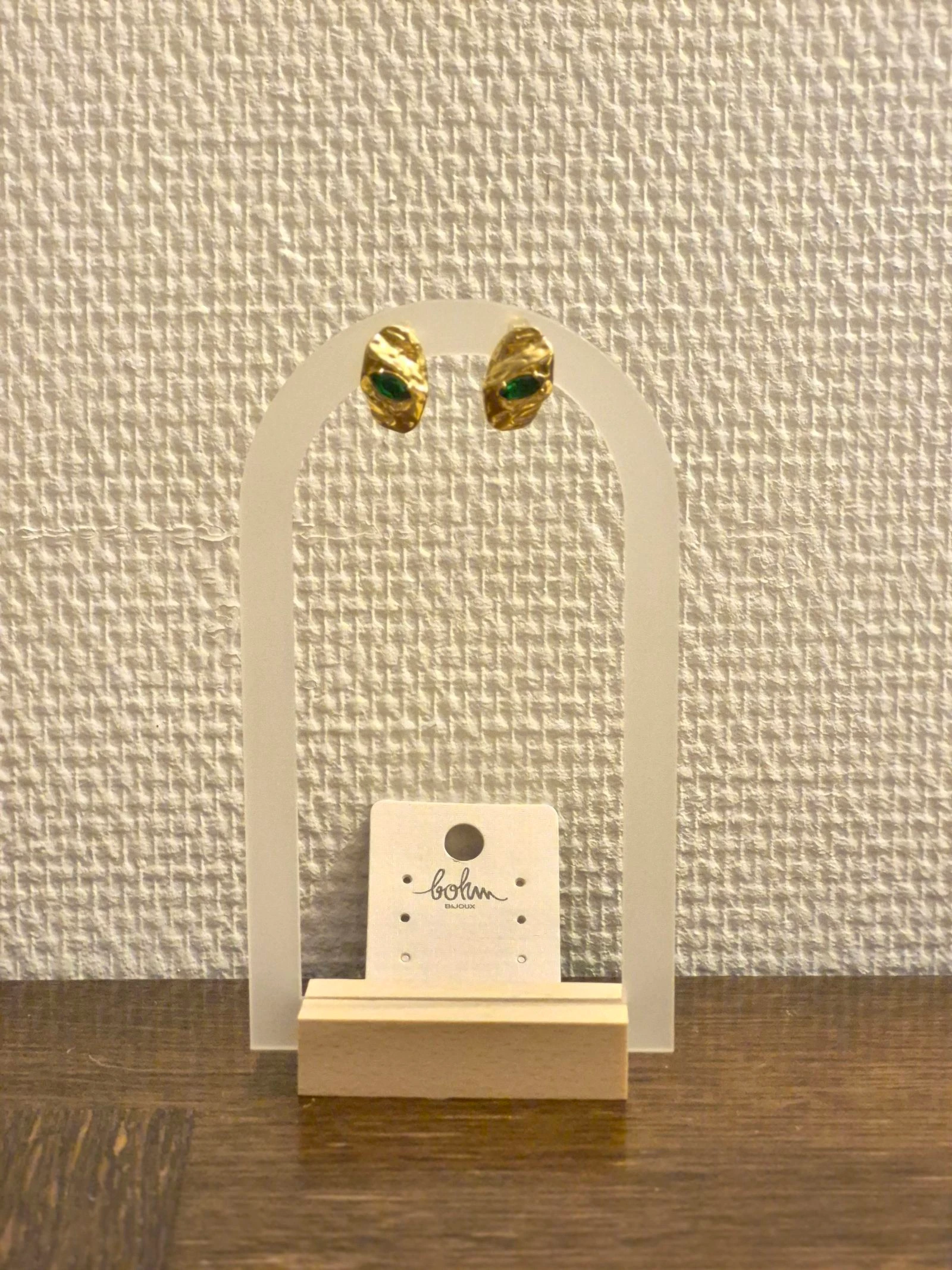 Boucles d'oreilles Bohm – Acier inoxydable doré 